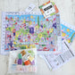 Kit punto cruz - casa colores (30x40cm)-11ct