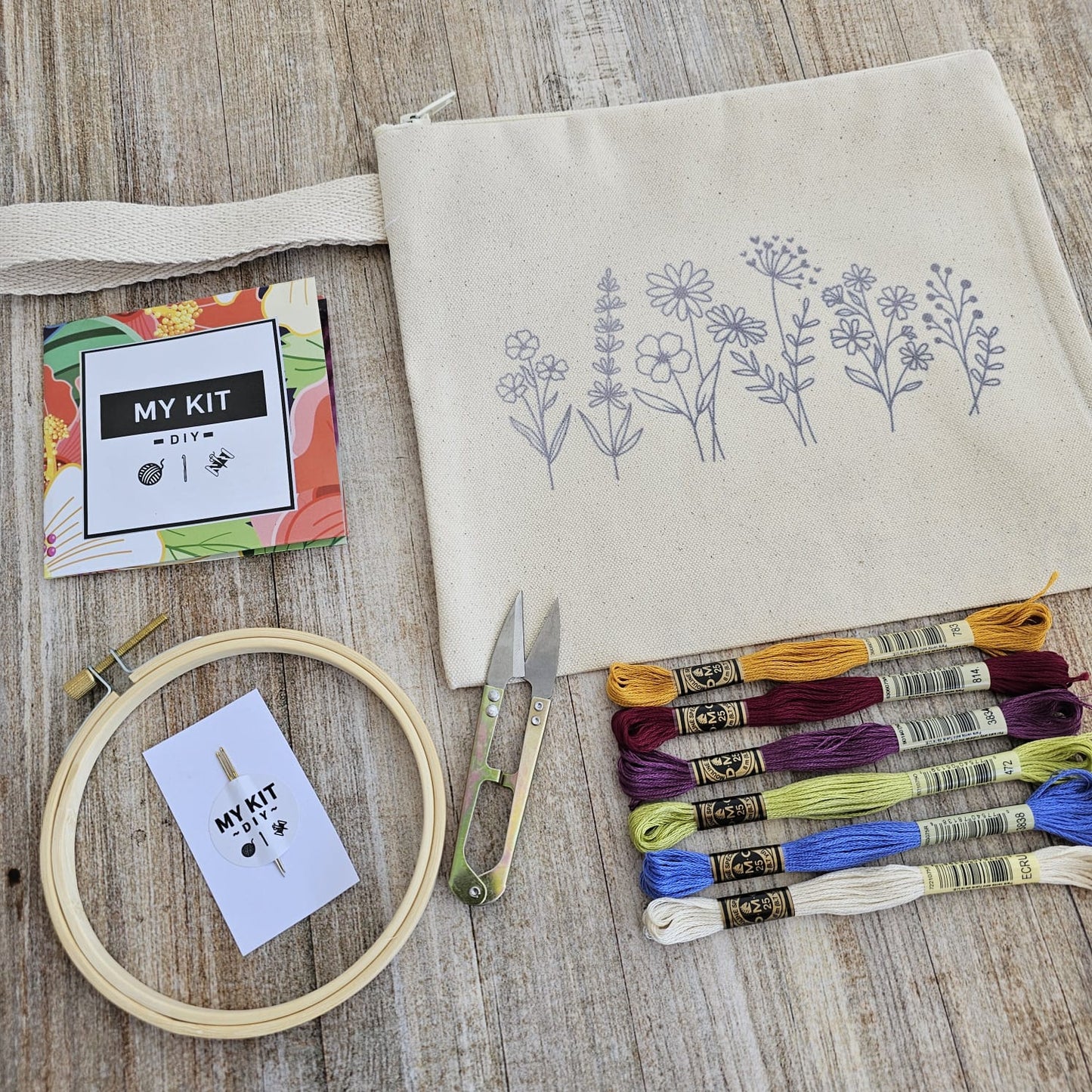 Kit cosmetiquero estuche flores Trinidad