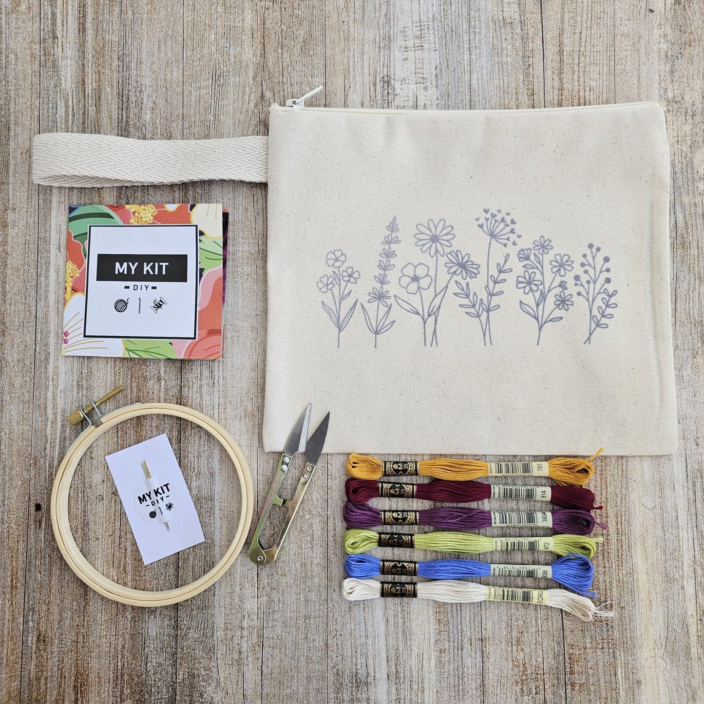 Kit cosmetiquero estuche flores Trinidad