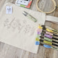 Kit cosmetiquero estuche flores Magdalena