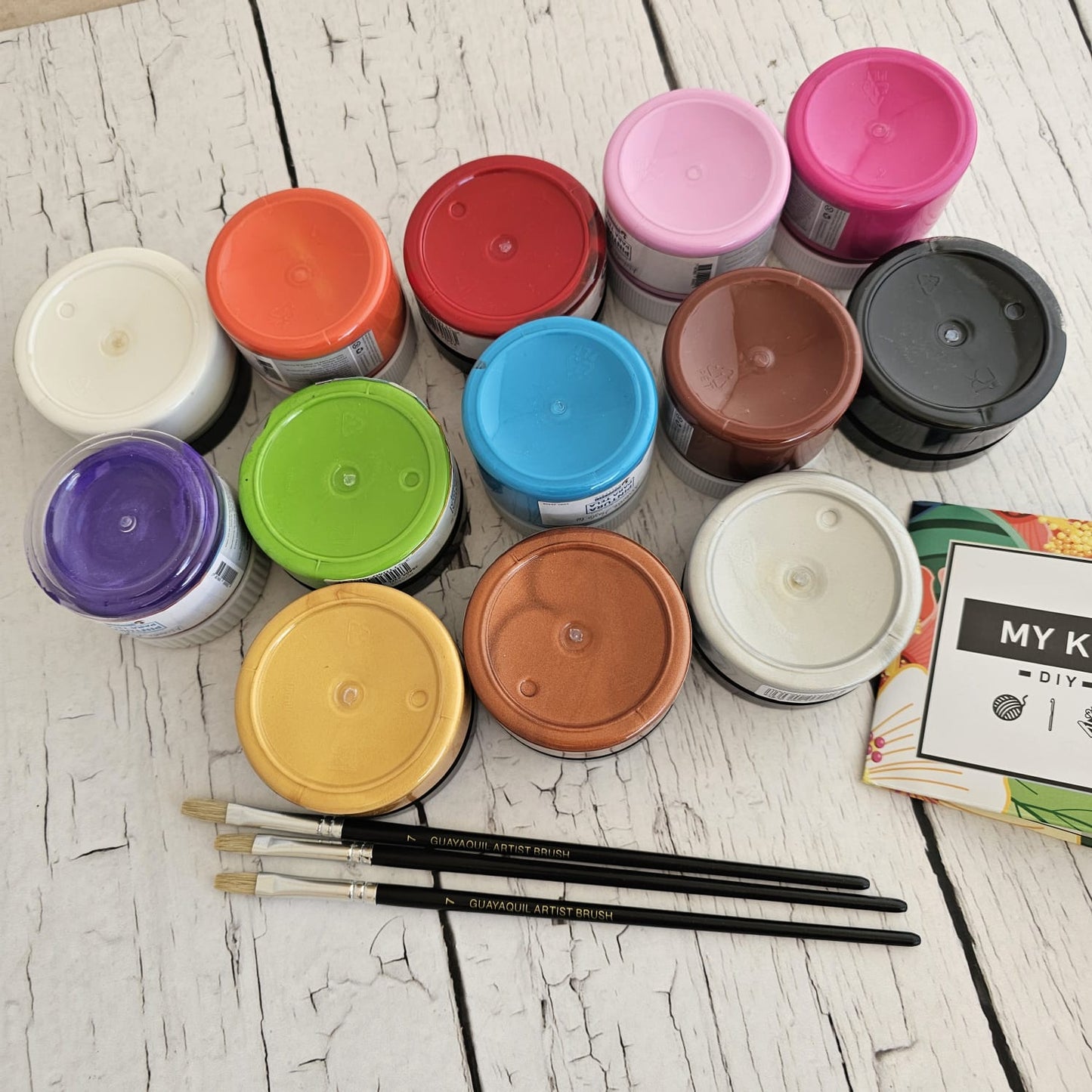 Kit pinturas para tela