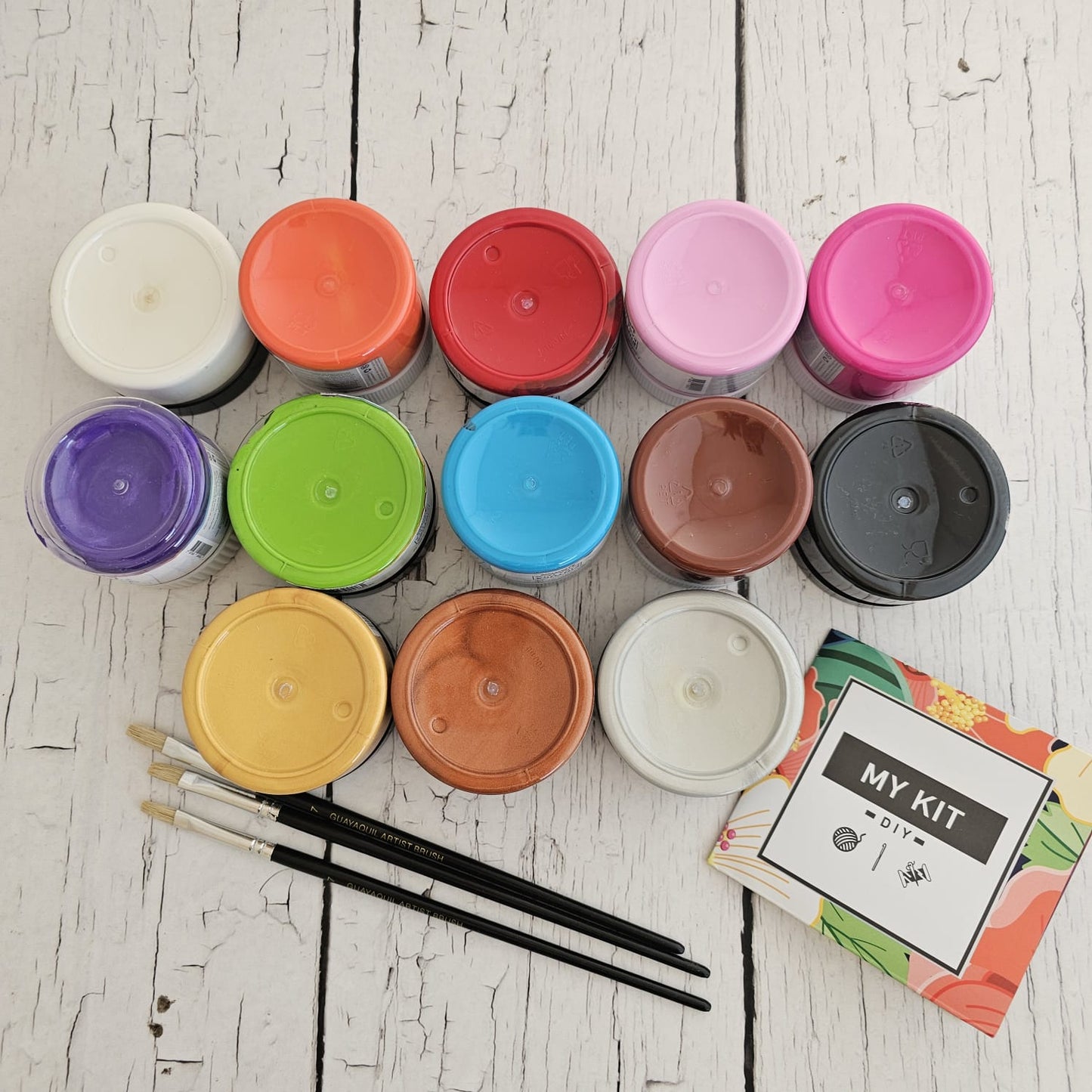 Kit pinturas para tela
