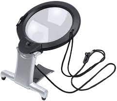 Lupa colgante con luz