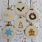 ¡ESPECIAL NAVIDAD! Kit mini bastidores adornos para el arbolito