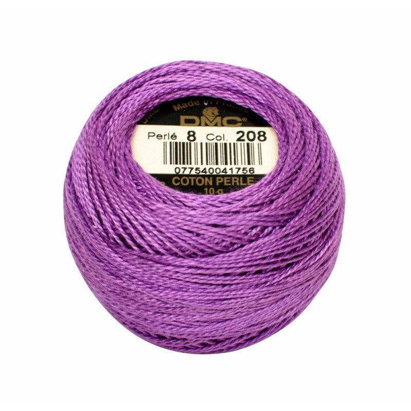 Algodón Perlé grosor 8 ovillos de 10 gr marca DMC