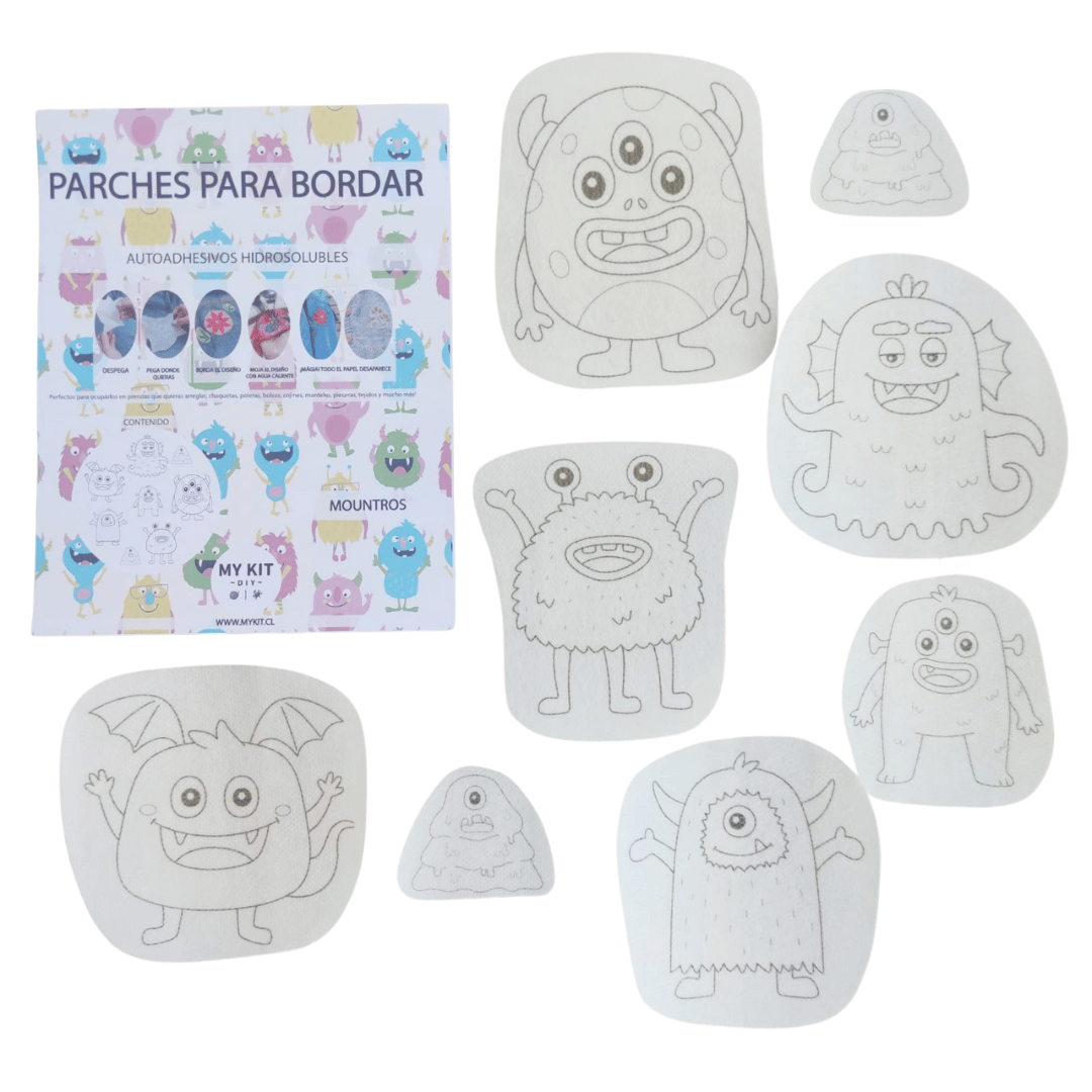 Kit parches MONSTRUOS