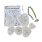 Kit parches con trencita de hilos COLORES PASTELES