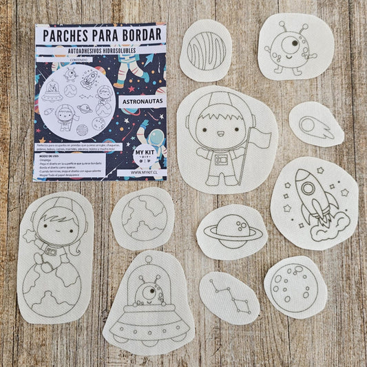 Kit parches ASTRONAUTAS