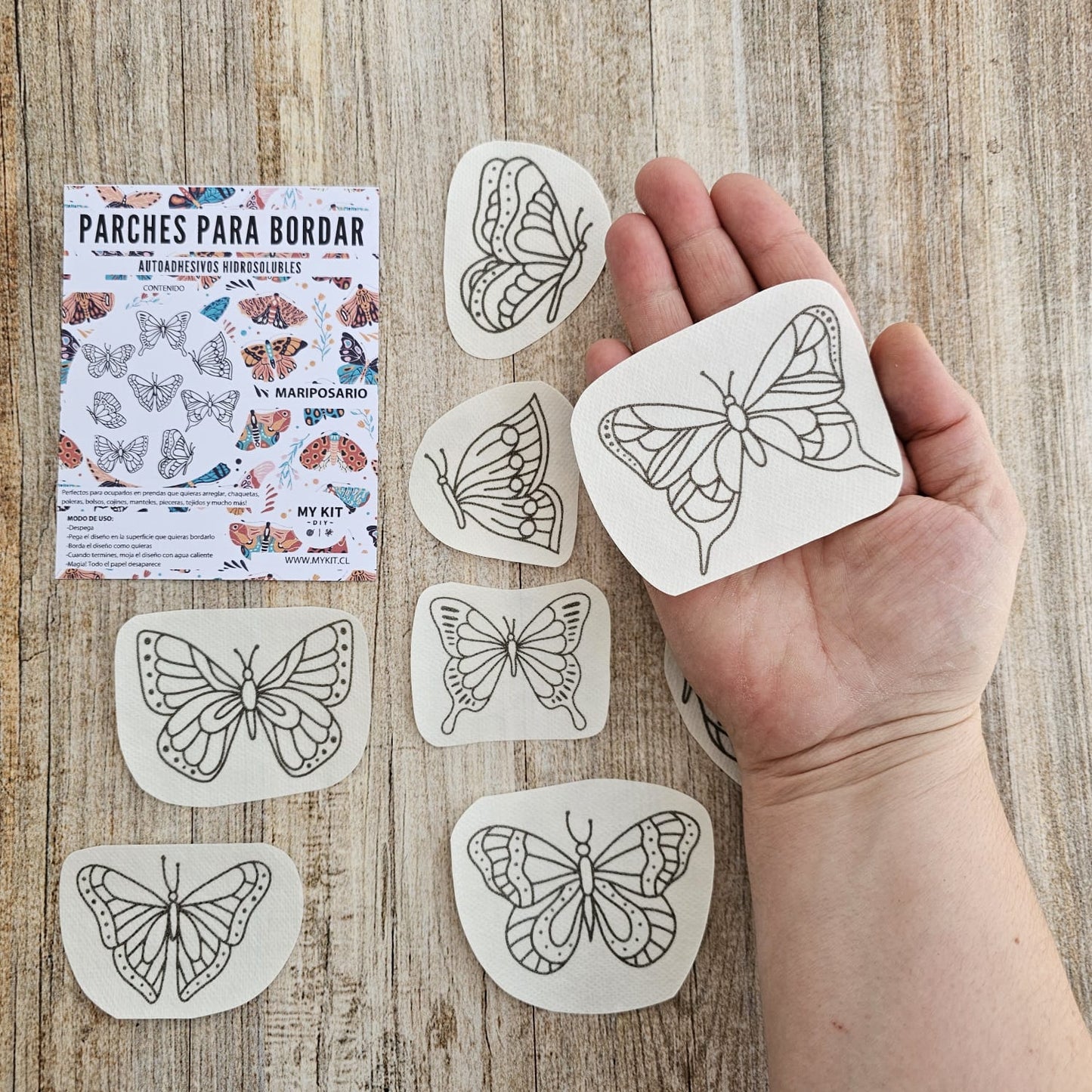 Kit parches MARIPOSARIO