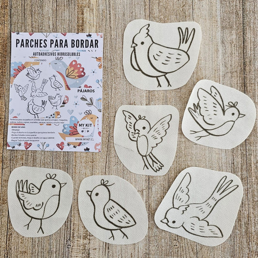 Kit parches PÁJAROS