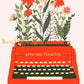 Kit pinta con diamantes 30 x 40 cm - Maquina de escribir