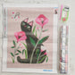Kit pinta con diamantes 40 x 50 cm - Gata con flores