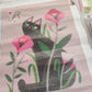 Kit pinta con diamantes 40 x 50 cm - Gata con flores