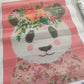 Kit pinta con diamantes 40 x 50 cm - Panda floreada