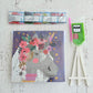 Kit pinta con diamantes 20x20 cm con atril - Unicornio