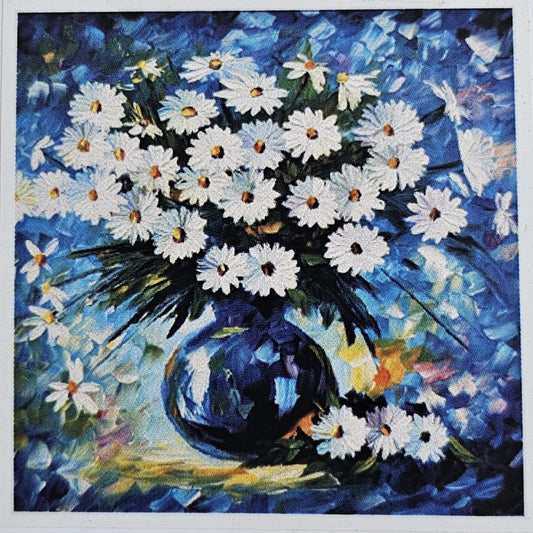 Kit pinta con diamantes 30 x 30 cm - Margaritas