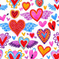 Kit pinta con diamantes 30x30 cm - Corazones detente, diamantes CUADRADOS