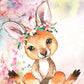 Kit pinta con diamantes 30x40 cm - Zorrito