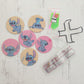 Kit posavasos pinta con diamantes - Stitch