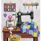Kit pinta con diamantes 30x30 cm - Maquina de coser