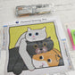 Kit pinta con diamantes 30x30 cm - Gatitos