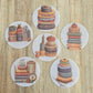 Kit posavasos Queila "LOVE HANDMADE"