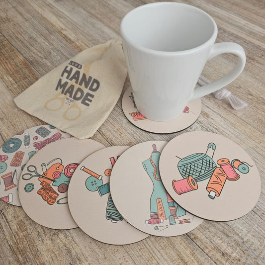 Kit posavasos Alta costura "LOVE HANDMADE"