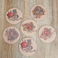 Kit posavasos Tabita "LOVE HANDMADE"