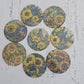 Kit posavasos pinta con diamantes - Girasoles