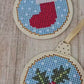 ¡ESPECIAL NAVIDAD! Kit adornos árbol punto cruz figuras
