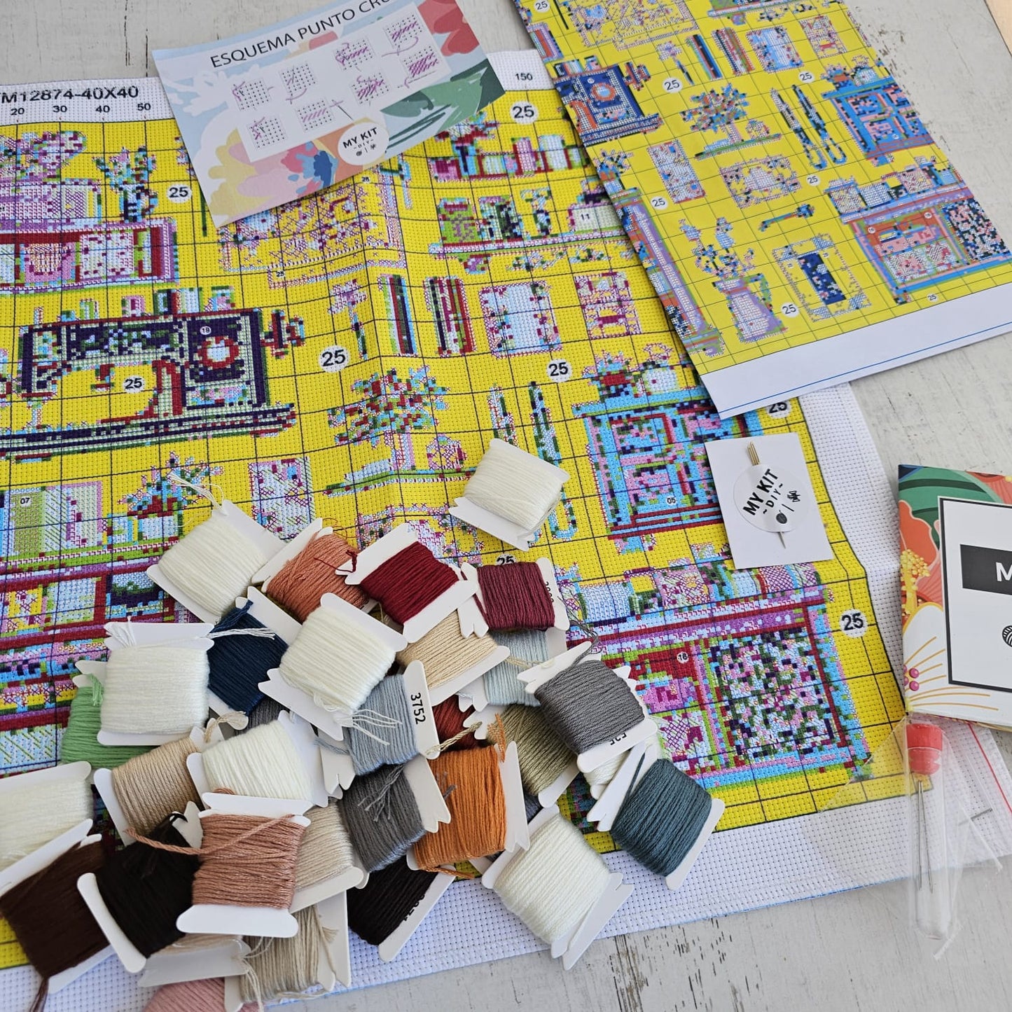 Kit punto cruz - Handmade