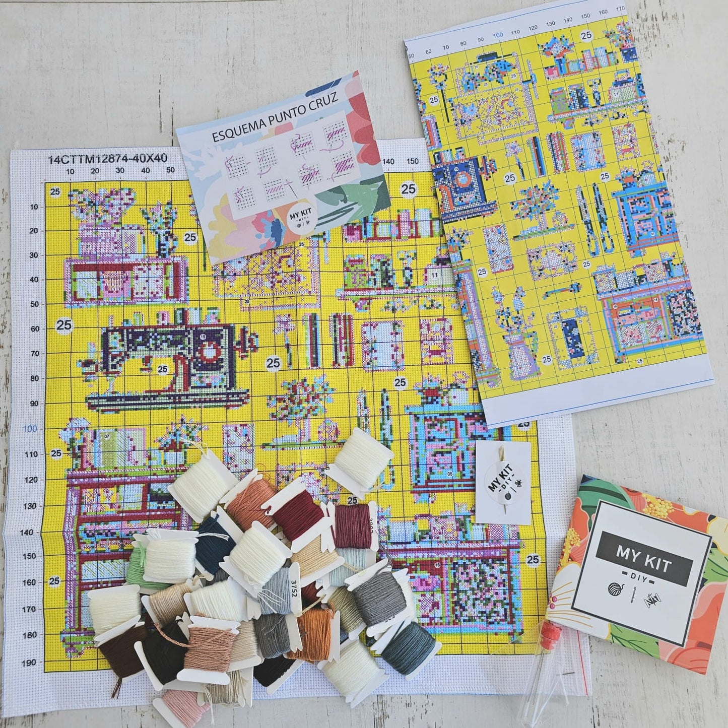 Kit punto cruz - Handmade