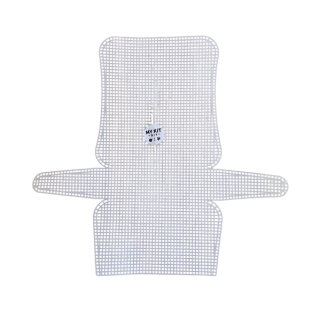 Esterilla plástica para cartera cuadrada canva