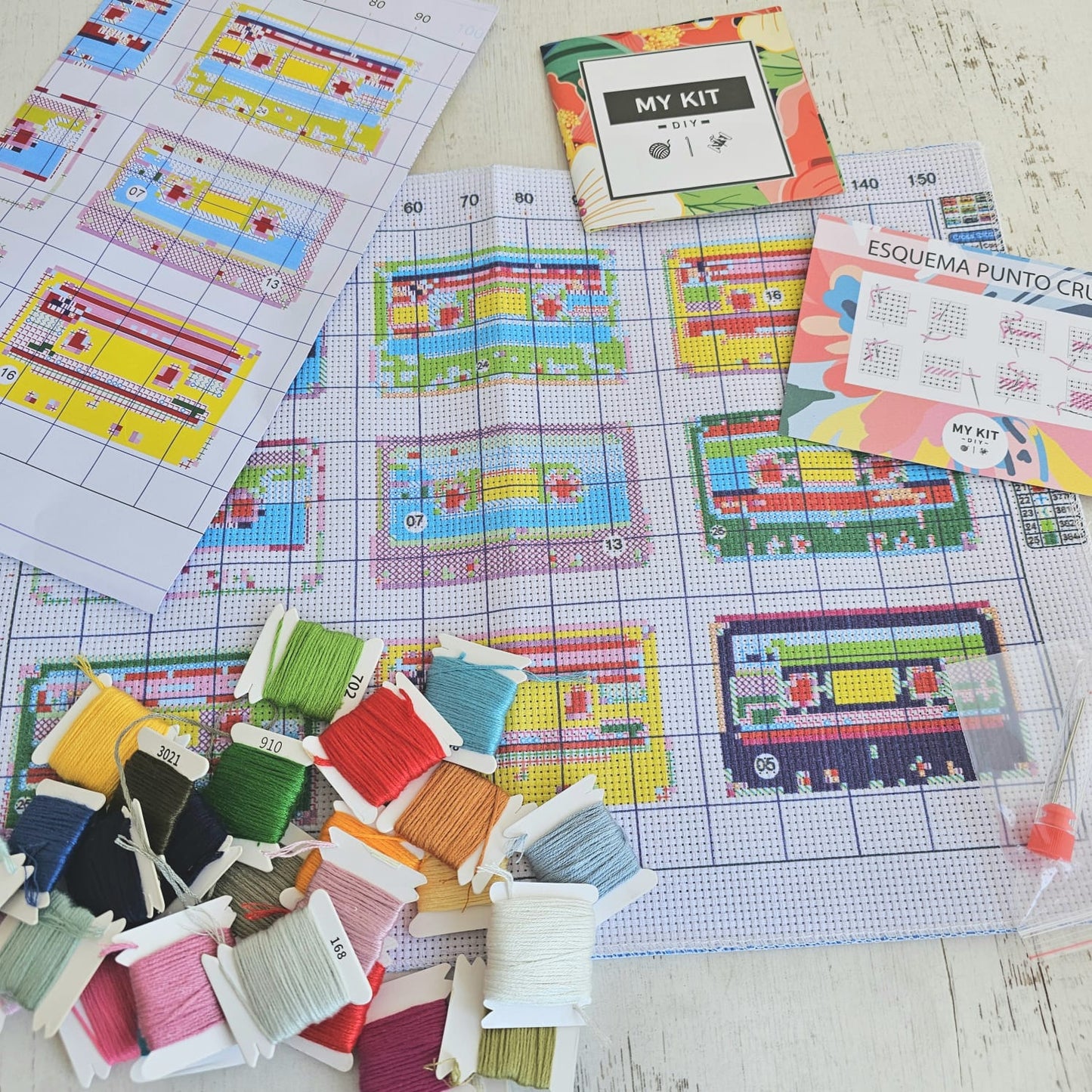 Kit punto cruz - Cassette