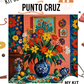 Kit punto cruz - Macetero con flores