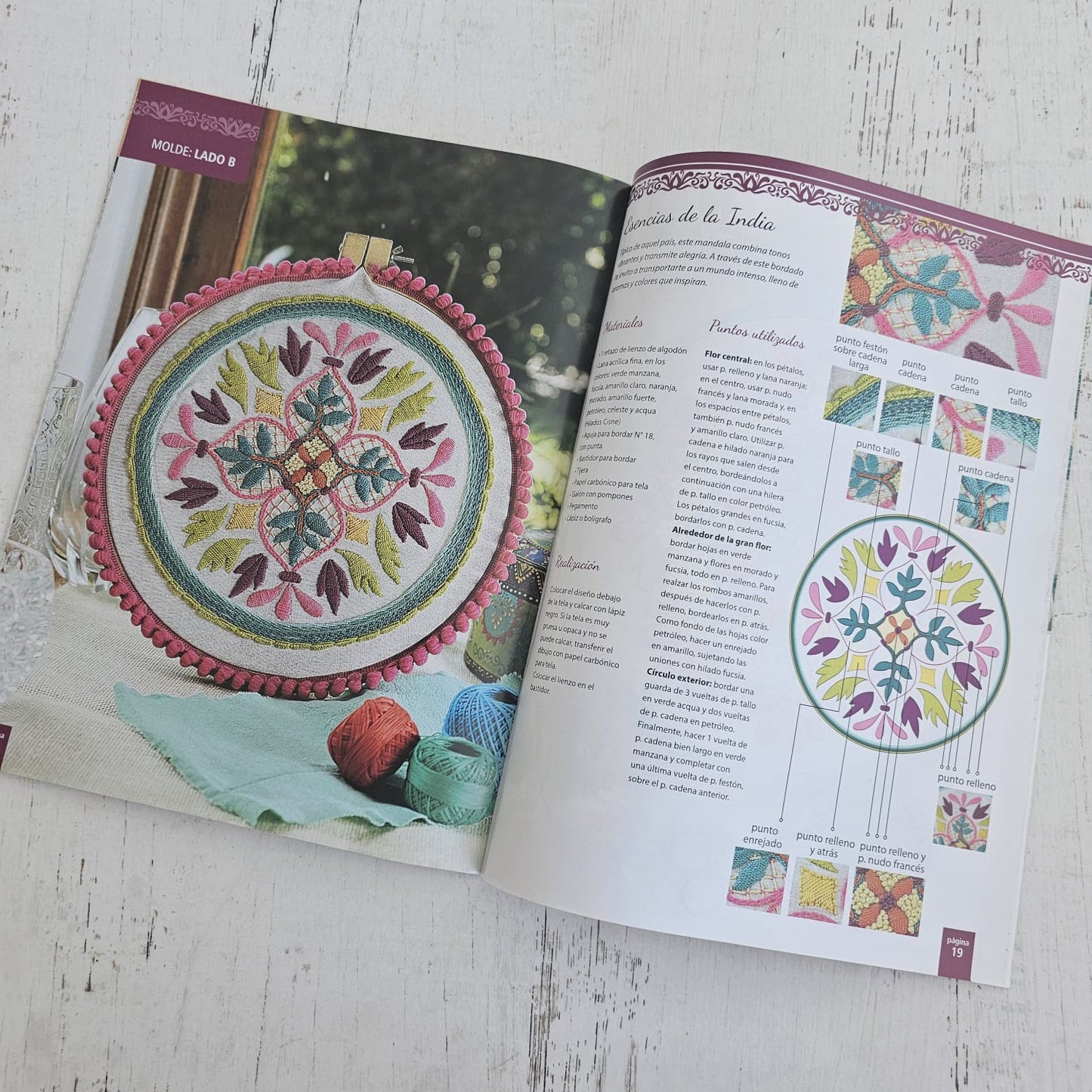 Revista de bordado mandalas