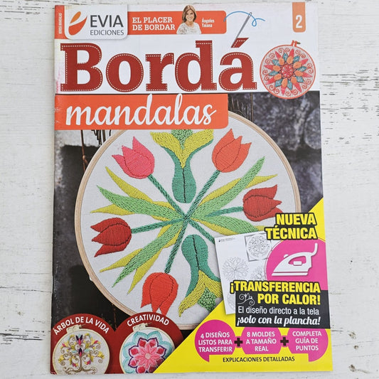 Revista de bordado mandalas y flores