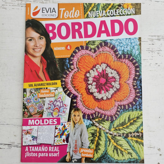 Revista de bordado flores número 4