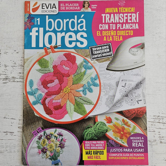 Revista de bordado Flores