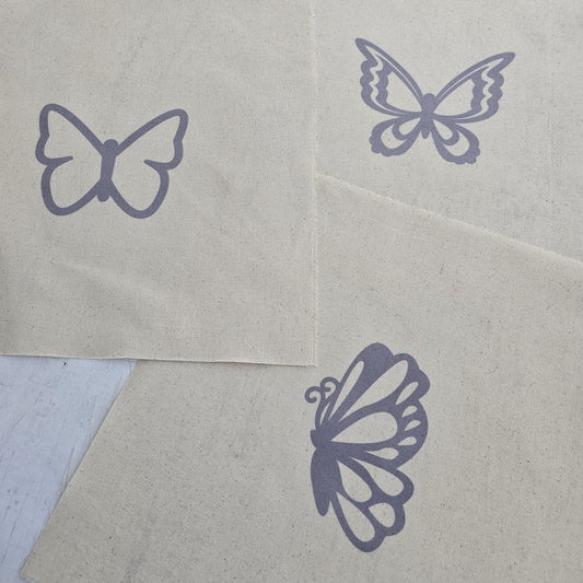 Kit 3 telas diseños MARIPOSAS