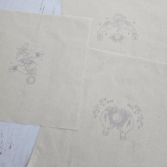 Kit 3 telas diseños MÍSTICO