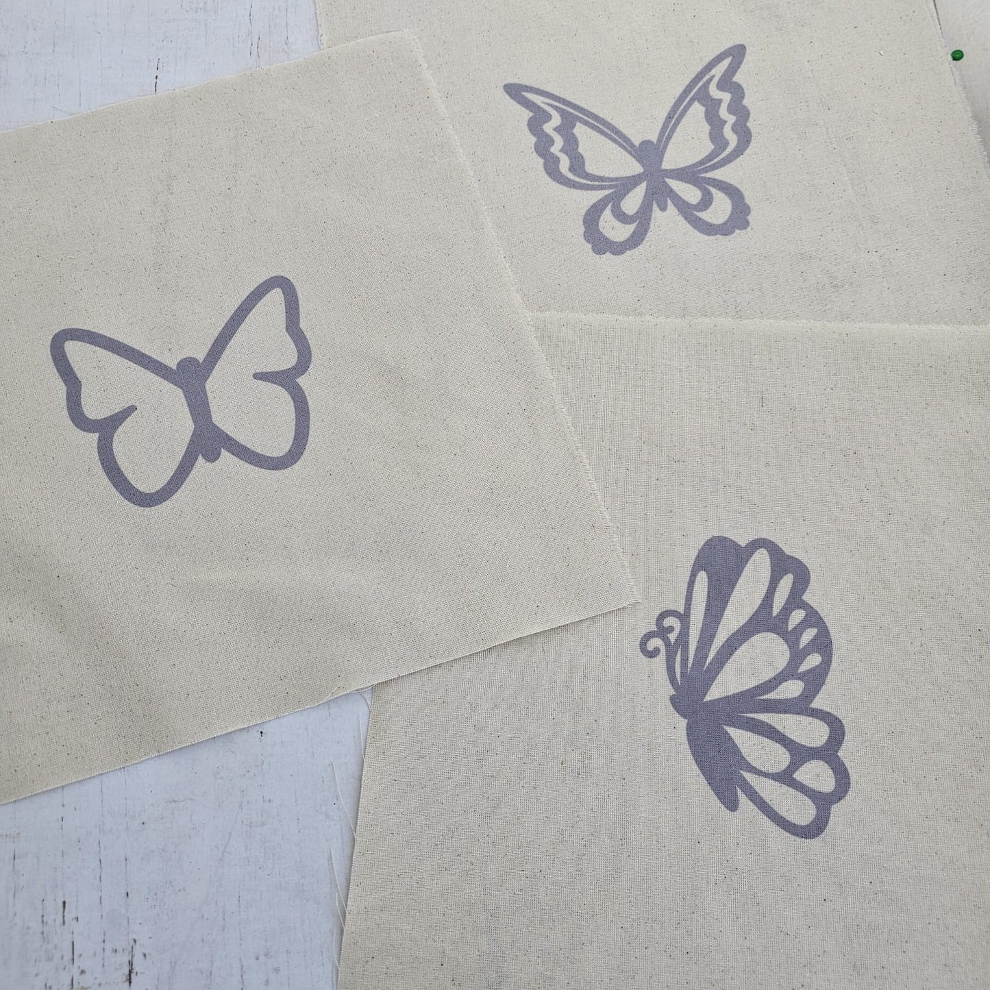 Kit 3 telas diseños MARIPOSAS