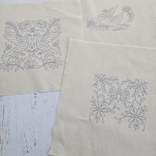 Kit 3 telas diseños MEXICANO
