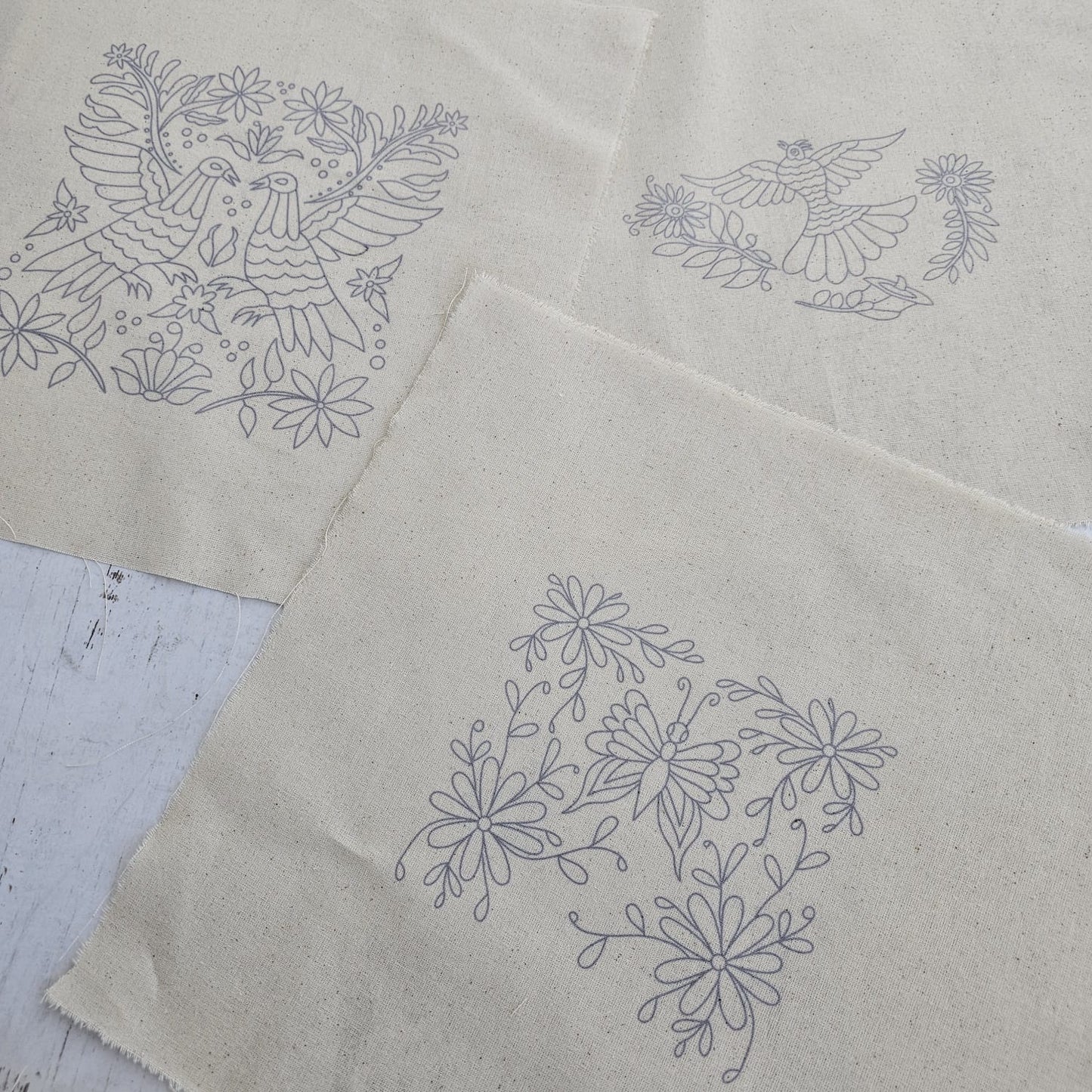 Kit 3 telas diseños MEXICANO
