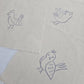 Kit 3 telas diseños PÁJAROS