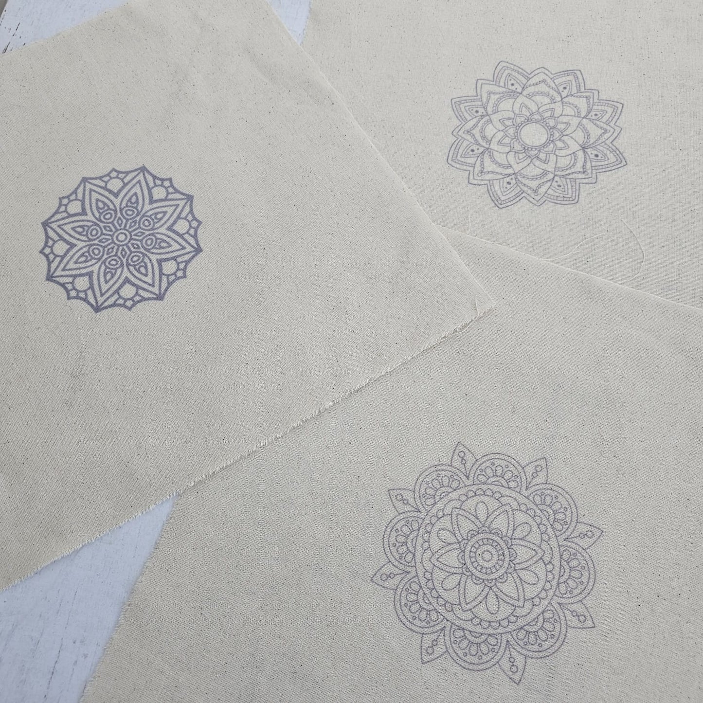 Kit 3 telas diseños Mandala