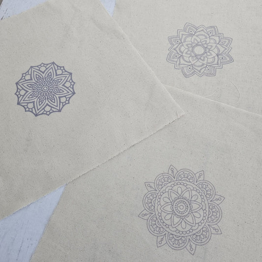 Kit 3 telas diseños Mandala