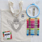 Kit bolso bordado Mila