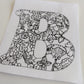 Kit letra floreada personalizada