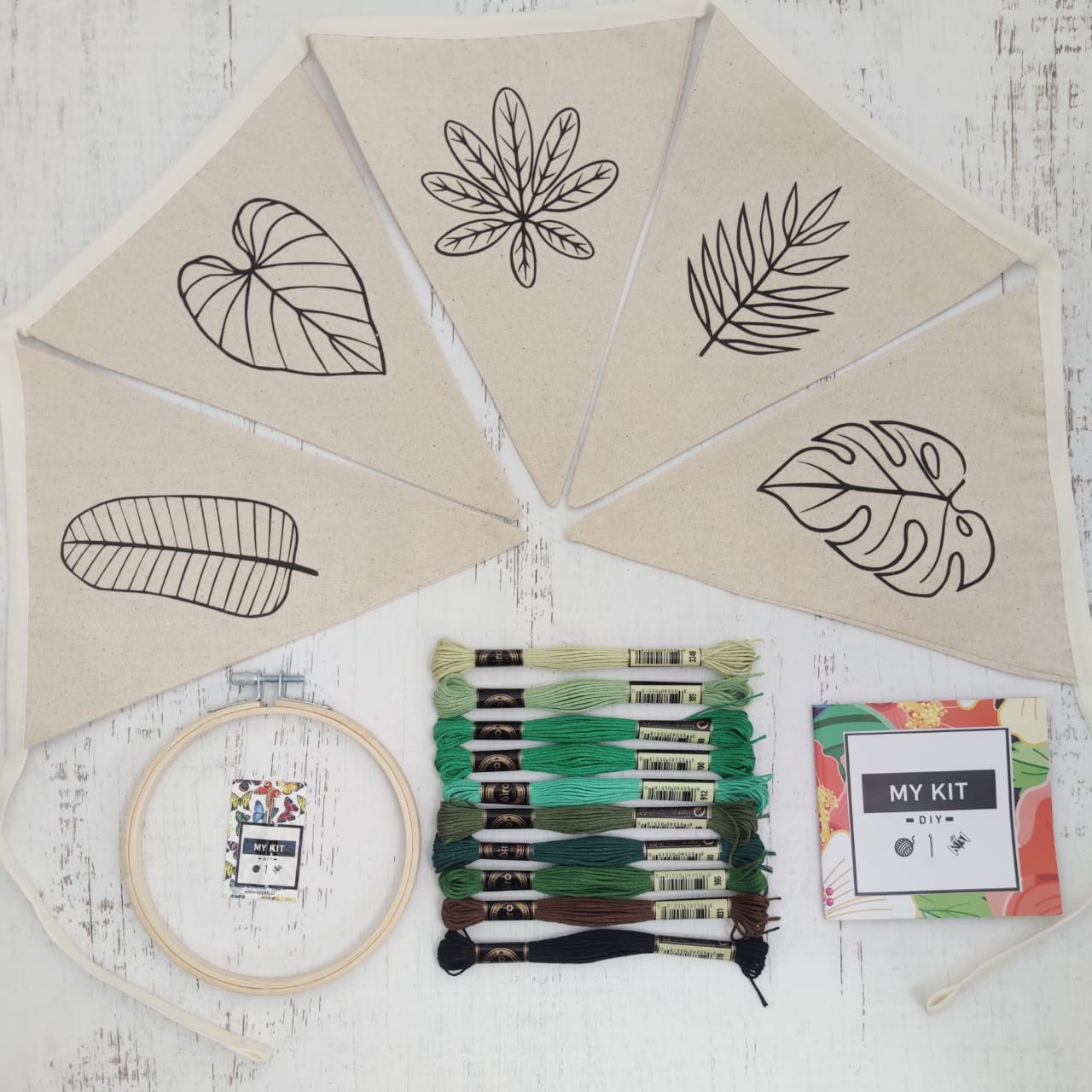 Kit banderines botánico - Paulina